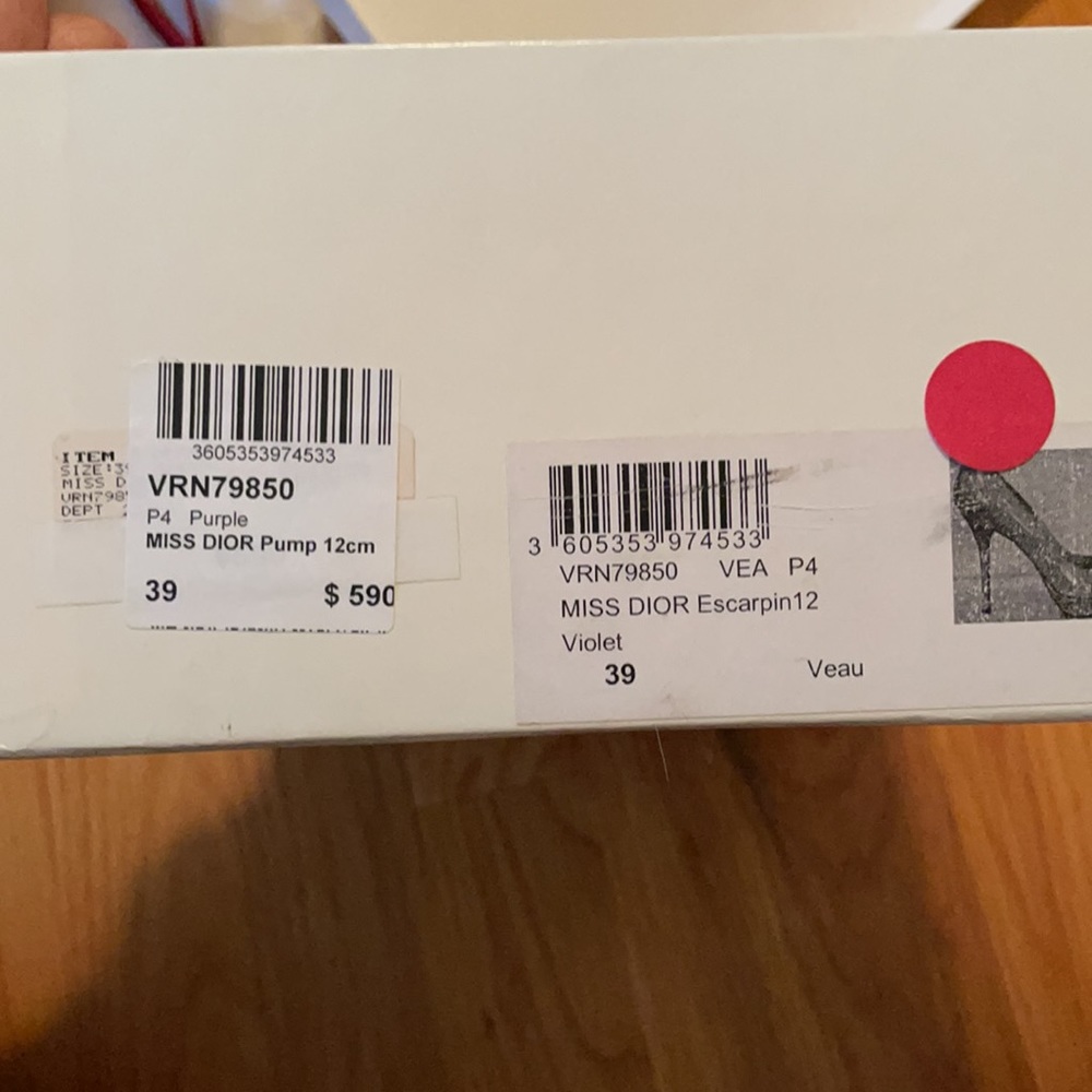 Dior, size 39 pumps - Picture 6 of 6